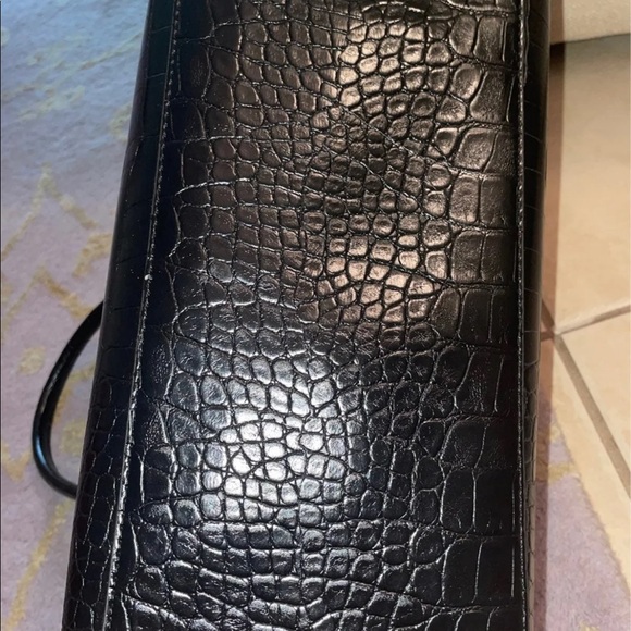 London fog tote black croco - Picture 6 of 7